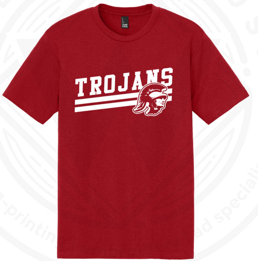 Adult Red Trojans T-Shirt
