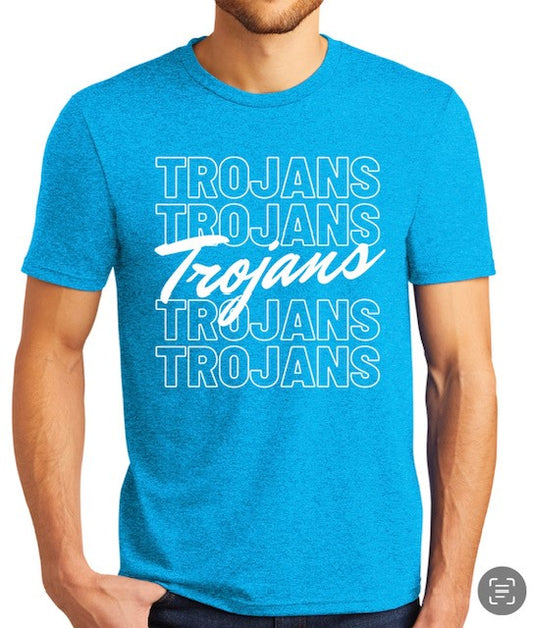 Adult - Turquoise Trojan T-shirt